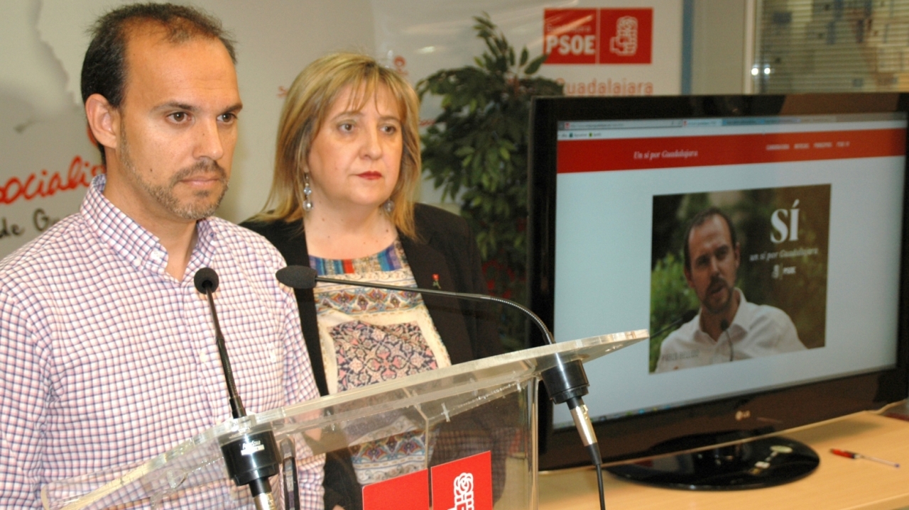 El PSOE pone en marcha una web interactiva centrada en Guadalajara