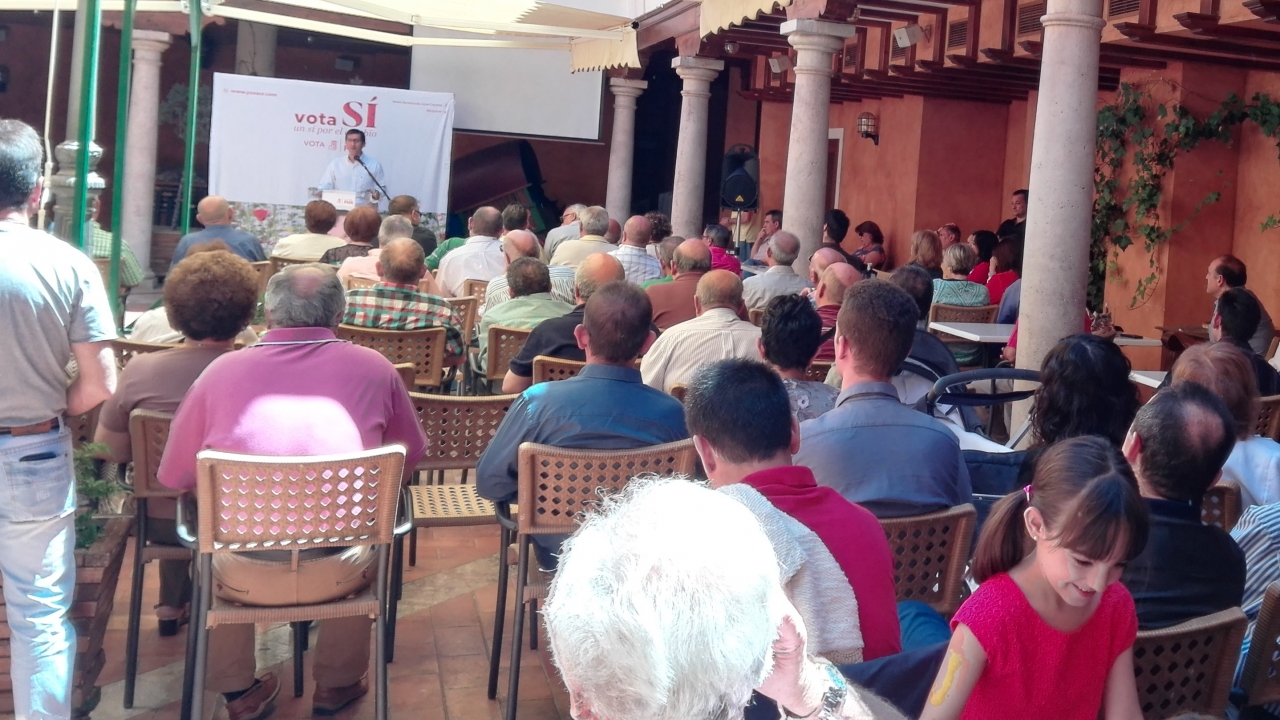 Caballero: "Si nos movilizamos como lo hicimos hace un año, Pedro Sánchez será el presidente que necesita este país"