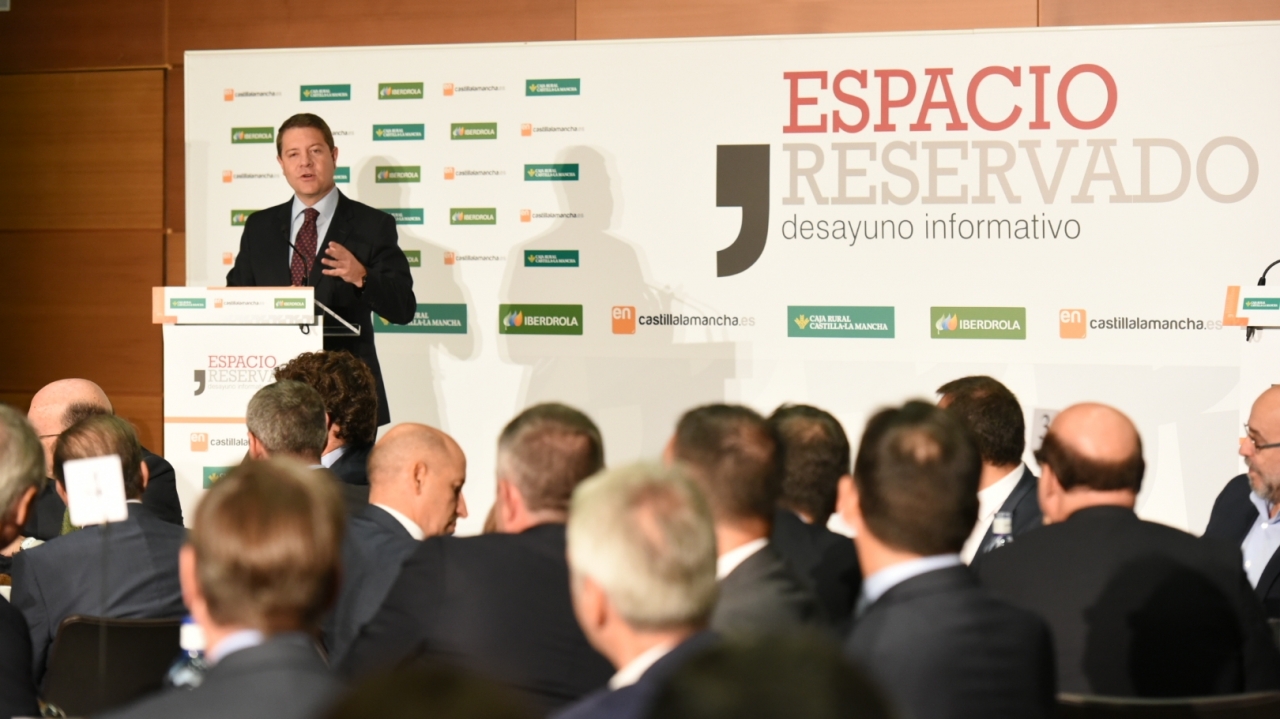 García-Page: "Terminaré la legislatura cumpliendo con mi programa electoral y con el acuerdo de investidura"