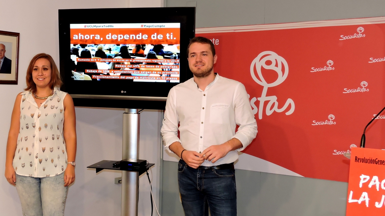 Juventudes Socialistas valora el trabajo de Page para que acceder a la universidad solo dependa de la voluntad y la capacidad de los estudiantes