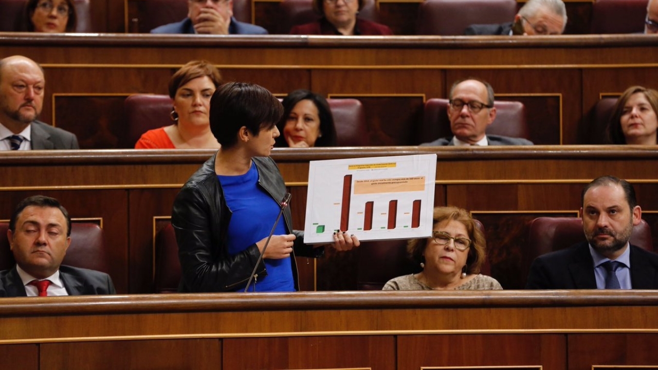 Rodríguez denuncia la opacidad de los contratos del ministerio de Defensa y le pide a Cospedal que se olvide de los ‘contratos en diferido’ y de los pagos en ‘B’