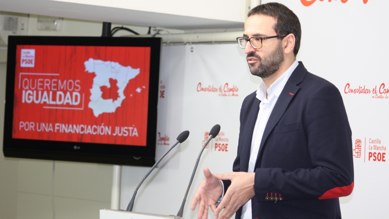 "Cada día que pasa sin un nuevo sistema de financiación, C-LM pierde millones de euros para seguir mejorando la sanidad, la educación o los servicios sociales"