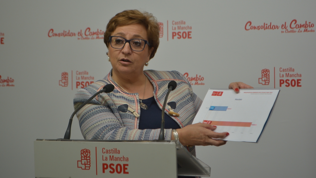 "Los presupuestos de Rajoy y Cospedal son los más tramposos de la historia para la provincia de Toledo"
