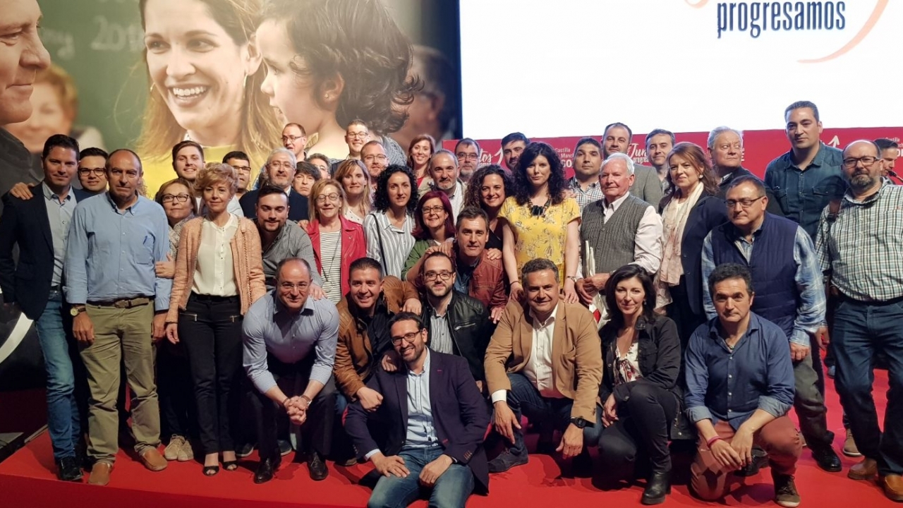 Dos centenares de militantes albaceteños acompañaron a García-Page en el acto balance de tres años de gobierno socialista