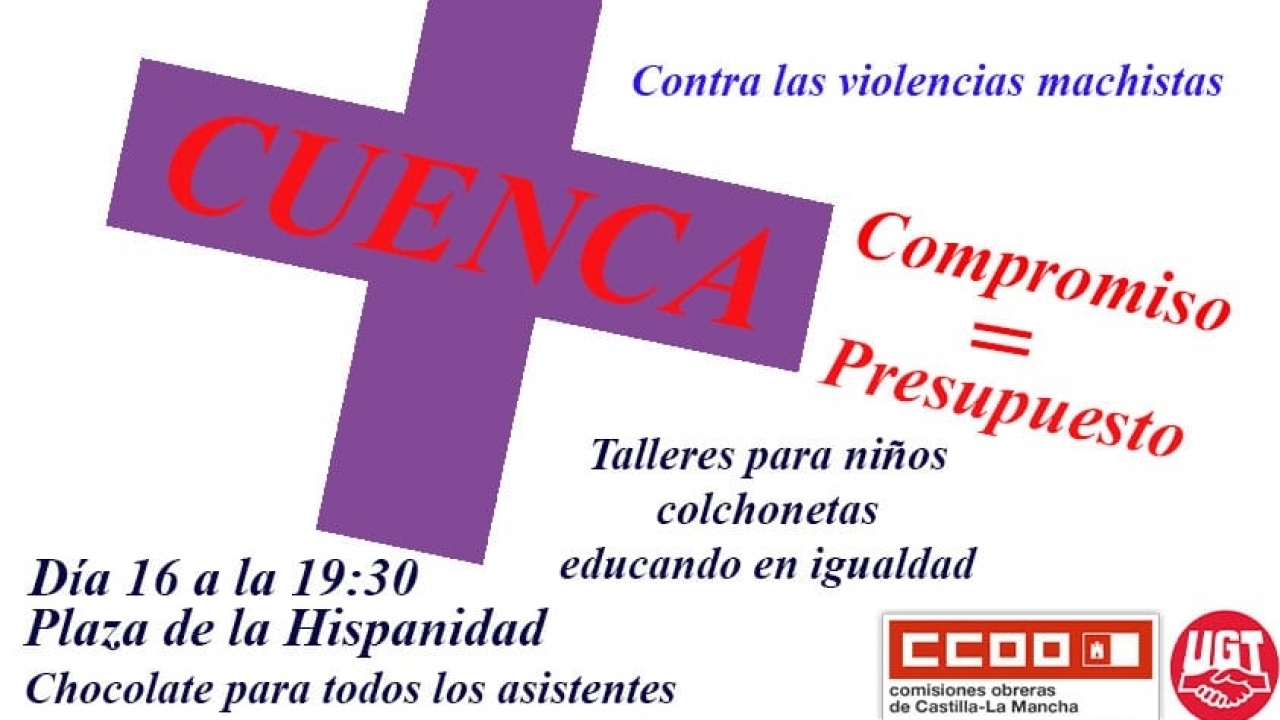 El PSOE de Cuenca apoya la Jornada contra las Violencias Machistas