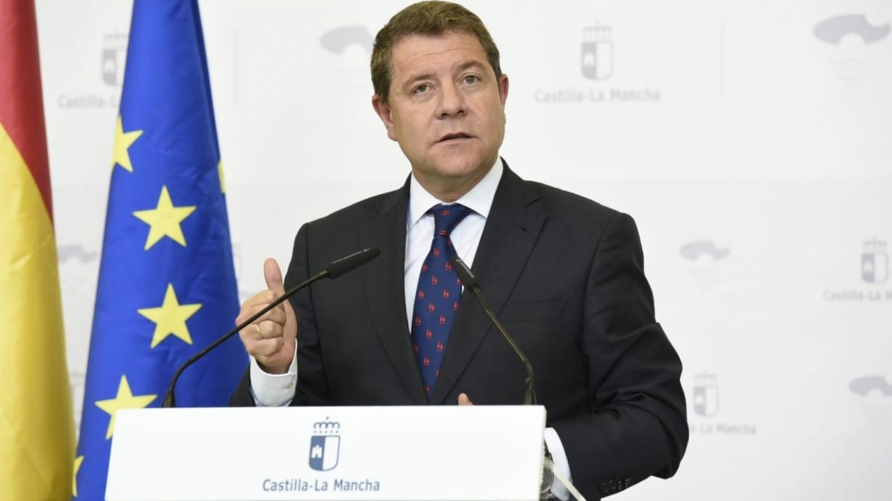 García-Page: "Si alguien está esperando que cambie mi discurso sobre agua porque haya cambiado el Gobierno de España, se equivoca"