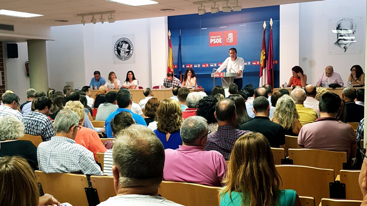 Aprobado por unanimidad el primer Informe de Gestión de la nueva Ejecutiva Provincial del PSOE de Albacete