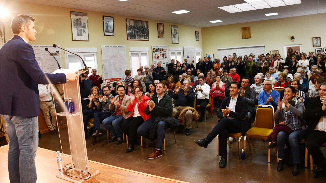 Caballero: "Estamos en un proceso de modernización y mejora de esta tierra para dar respuestas a los grandes problemas que nos dejaron Cospedal y el PP"