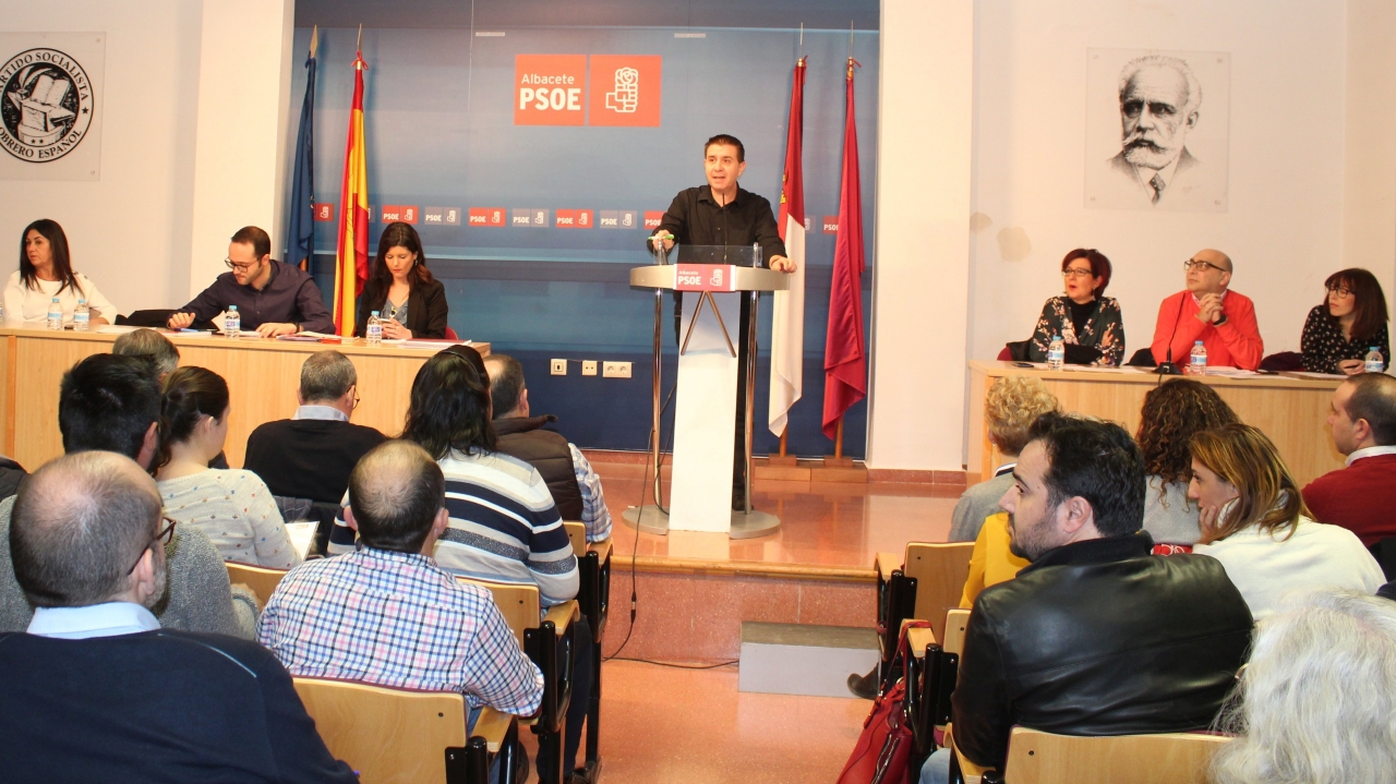 Santiago Cabañero: "Necesitamos más PSOE que nunca porque la otra alternativa ni Castilla-La Mancha ni Albacete la podemos permitir"