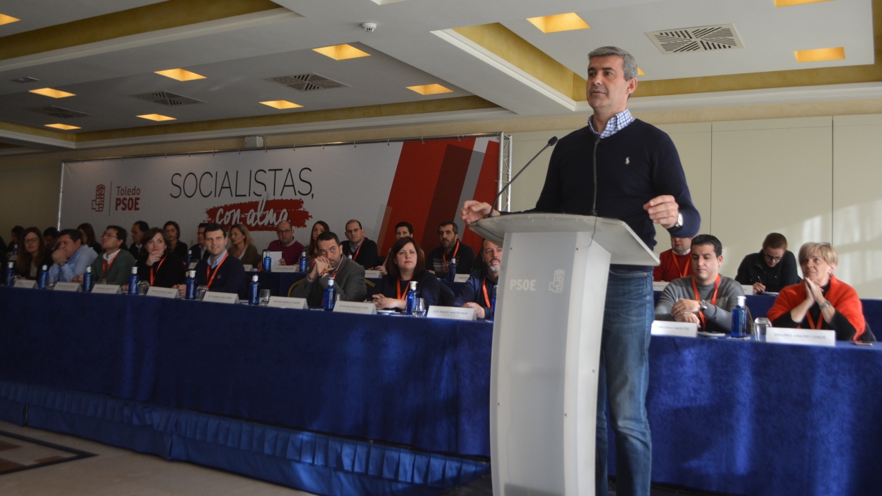 "La única manera de que Toledo y C-LM sigan progresando es que tengamos gobiernos del PSOE"