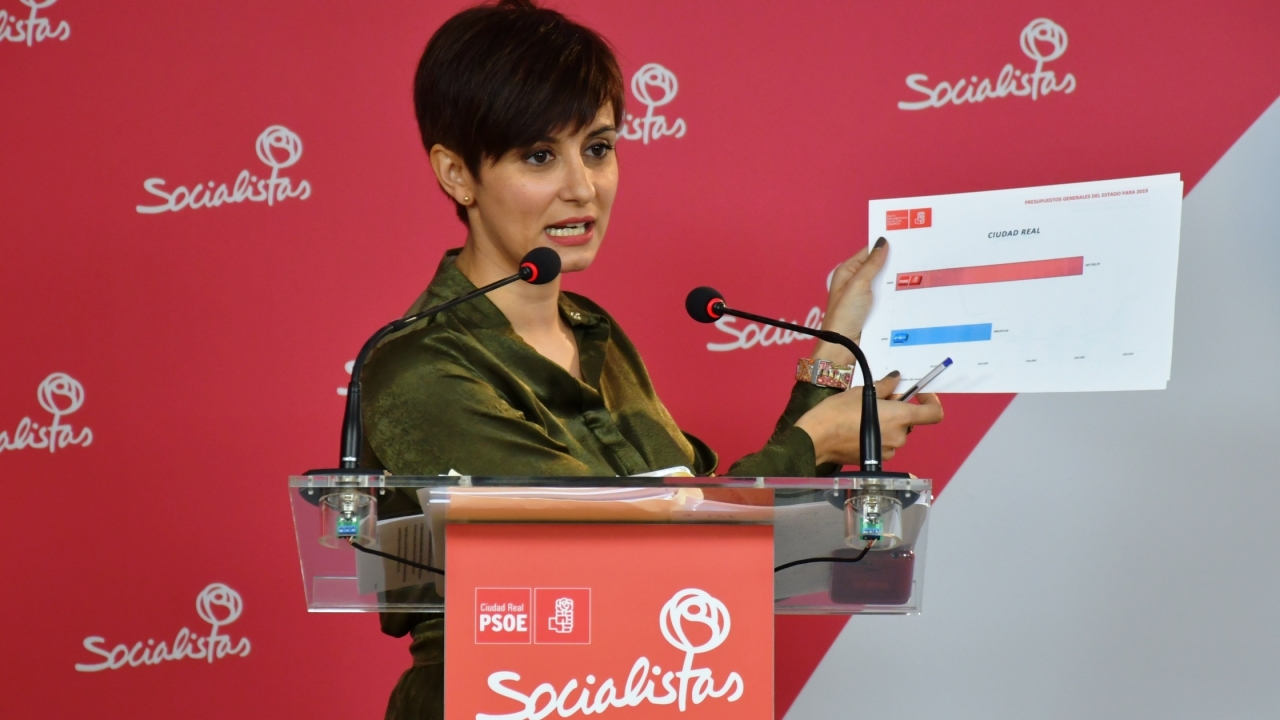 Rodríguez valora los Presupuestos de Estado, "sociales e inversores, que vuelven a mirar a Ciudad Real"