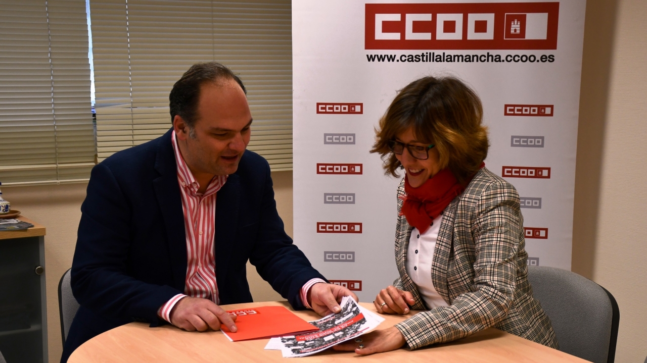 PSOE y CCOO llaman a la movilización el 28-A "porque están en juego los derechos laborales y sociales"