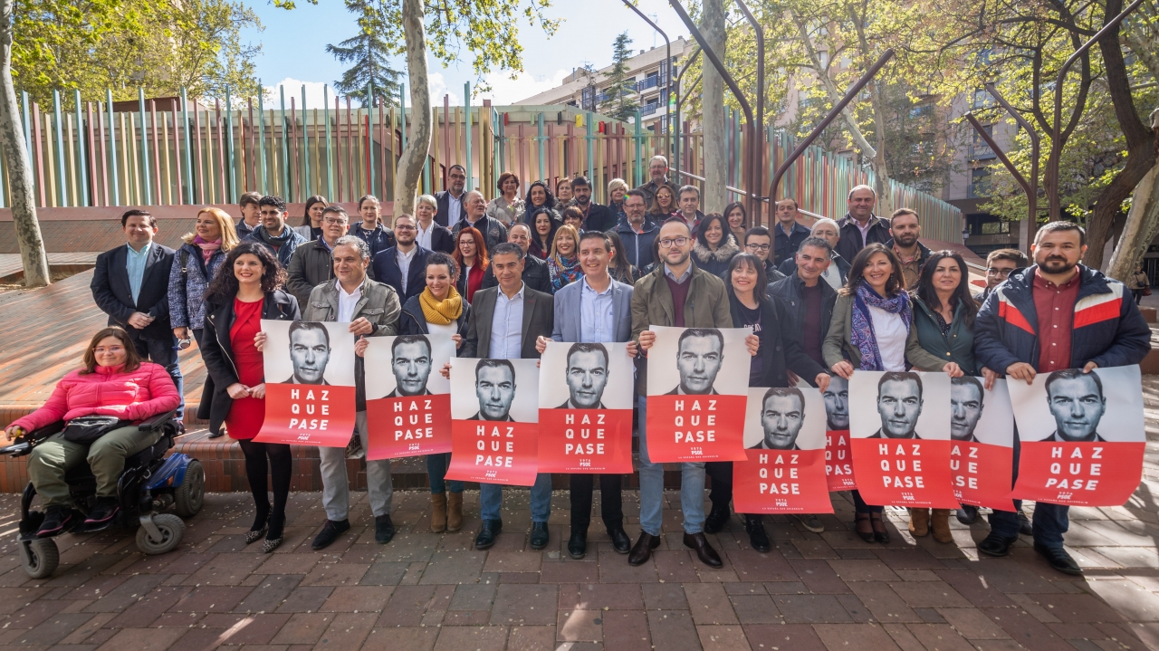 El PSOE de Albacete comienza la campaña electoral apelando al voto progresista para que España siga avanzando en derechos y libertades