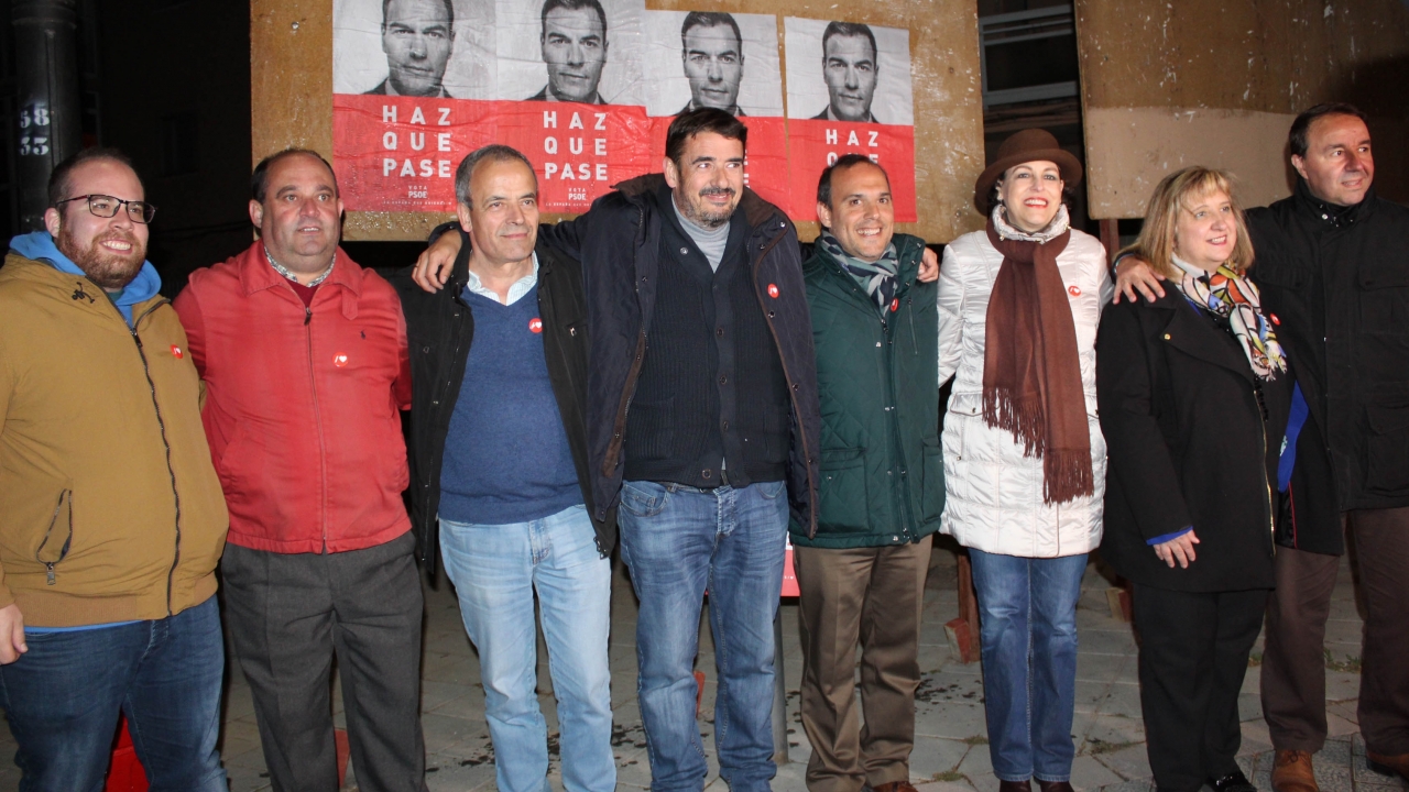 Valerio: "La apuesta del PSOE es por una sociedad más justa y su aval los derechos recuperados en diez meses"
