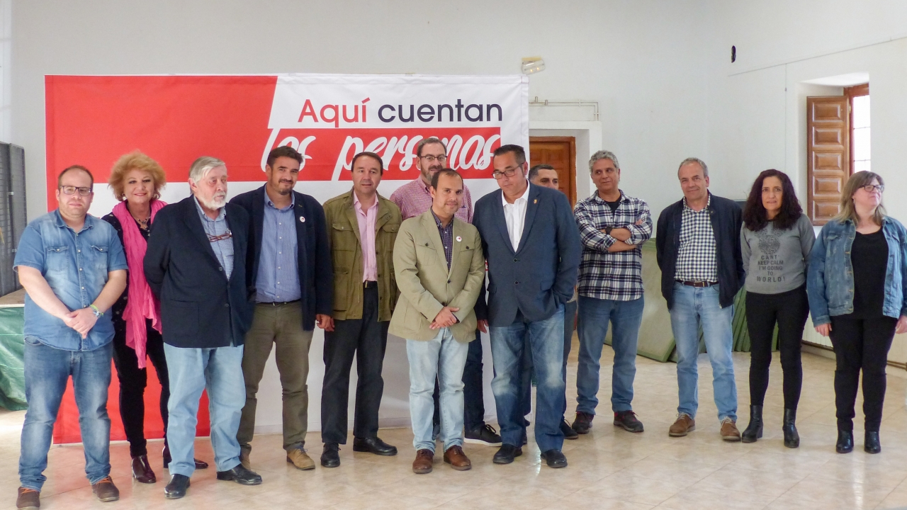 Esteban y Bellido presentan la candidatura que encabeza José Manuel Ortiz en Trijueque