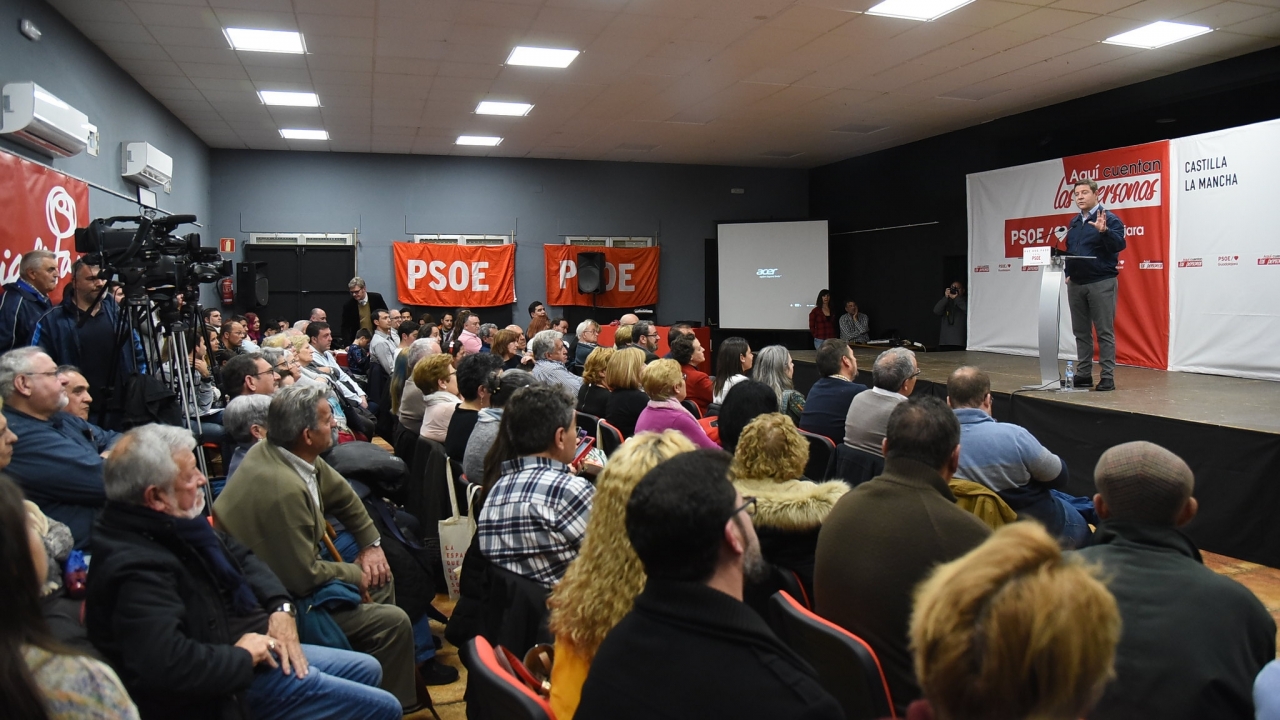 García-Page confía en que Castilla-La Mancha tenga una EPA "histórica" en el primer trimestre de 2019