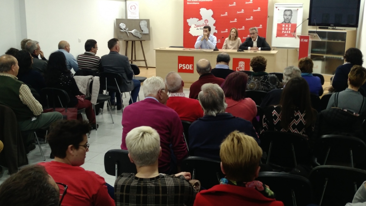 Maestre: "Pedimos el voto al PSOE con la convicción de que somos el único partido que garantiza estabilidad, futuro y consolidación de derechos"