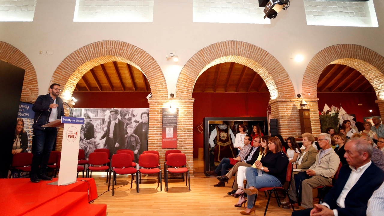 "García-Page y Tita García revitalizarán el corazón de Talavera que con Ramos y el PP está a punto de pararse"