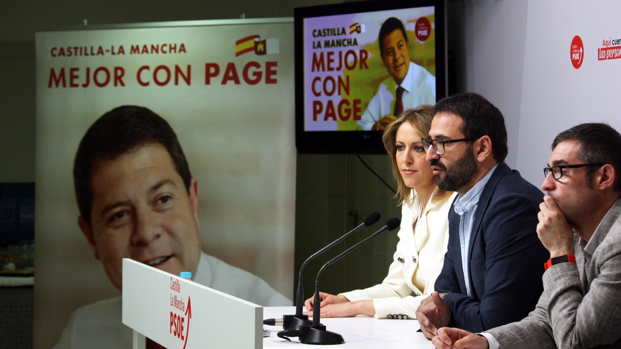 El PSOE presenta una campaña basada en un "regionalismo progresista" con Page "como única opción para seguir construyendo una C-LM mejor"
