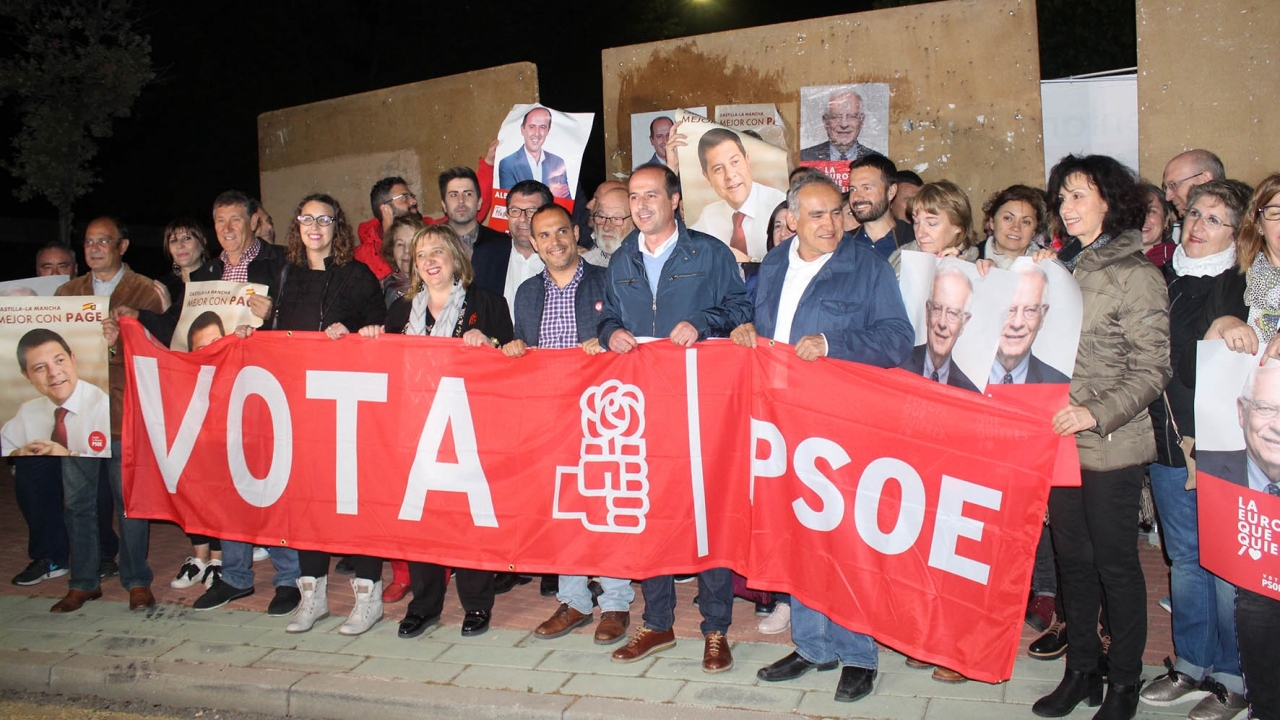 El PSOE llama a la movilización para que Castilla-La Mancha no retroceda y Guadalajara protagonice el cambio que necesita