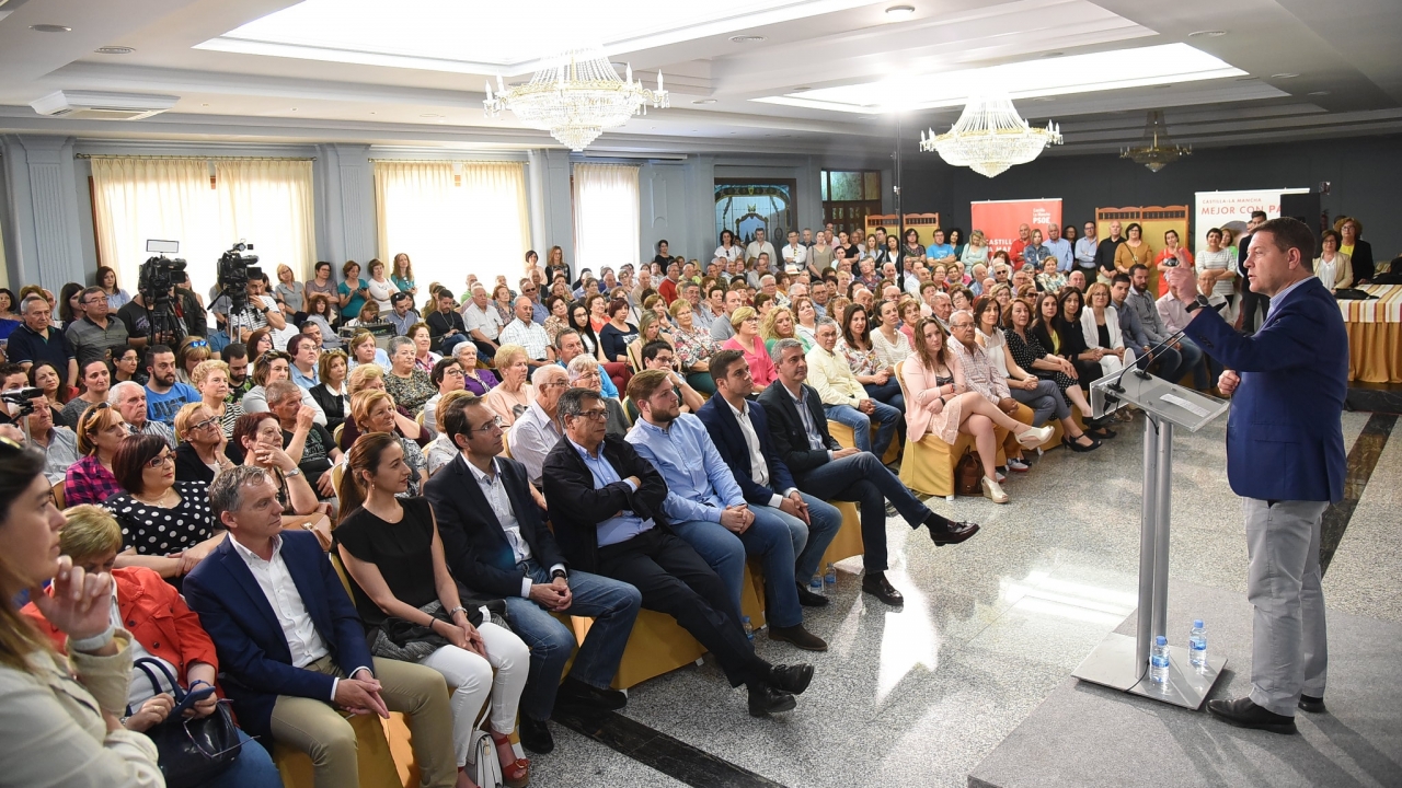 García-Page se compromete a impulsar la creación de 100.000 empleos en la próxima legislatura