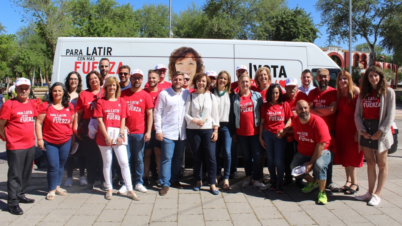 Maestre pide votar al PSOE "para seguir construyendo una Europa de progreso e igualdad frente a la destrucción que propone la extrema derecha"