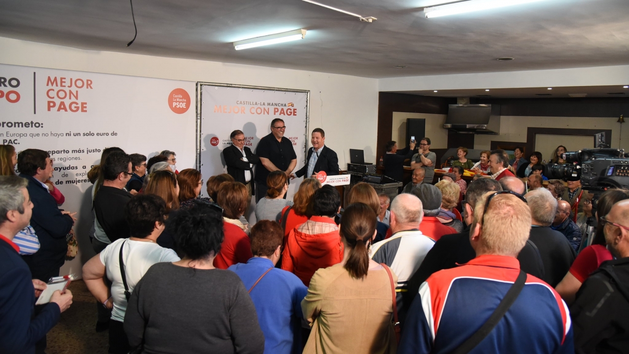 García-Page pide "la confianza de todos" y lo resume en 4 palabras: "Page sí; peajes no"