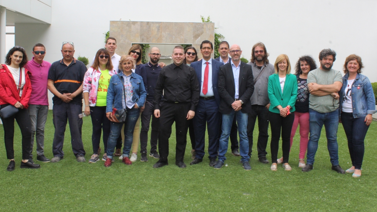 Caballero cuenta con el sector empresarial como aliado para crear otros 100.000 empleos en Castilla-La Mancha en la próxima legislatura