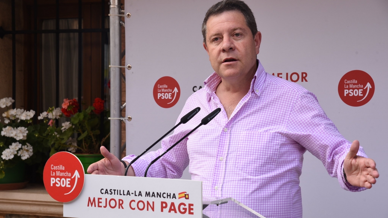 García-Page celebra que los diputados independentistas presos sean "tan sometidos a la ley como el resto de los españoles"