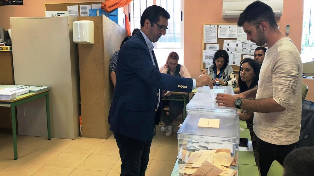 Caballero anima a los ciudadrealeños a votar pensando en lo que más importa "los intereses de nuestro pueblo, de Castilla-La Mancha y de Europa"