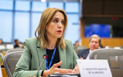 Cristina Maestre pide a la Comisión que saque la agricultura de la guerra comercial