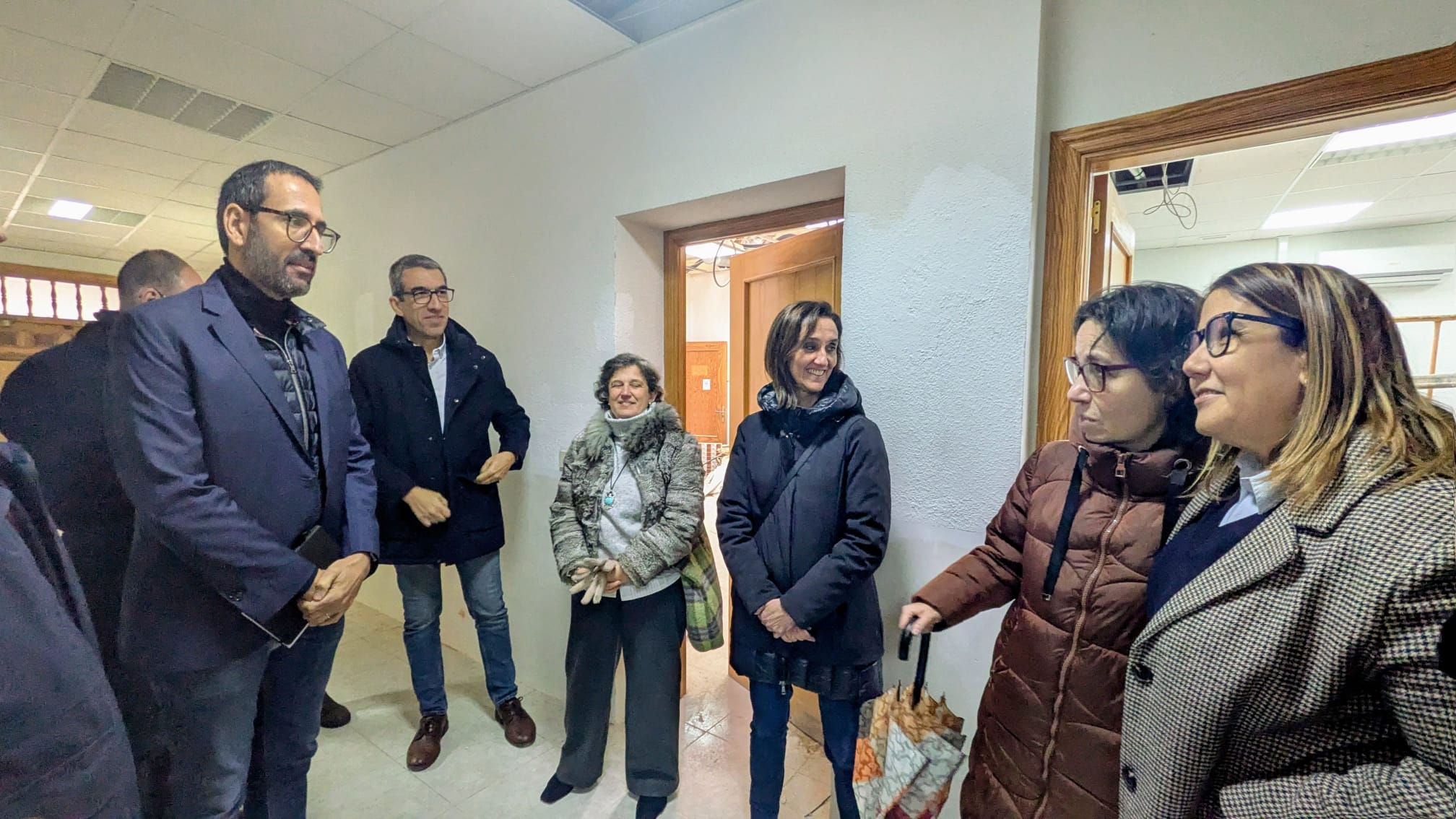 Gutiérrez visita las obras de la nueva sede de la Asociación TEA Talavera