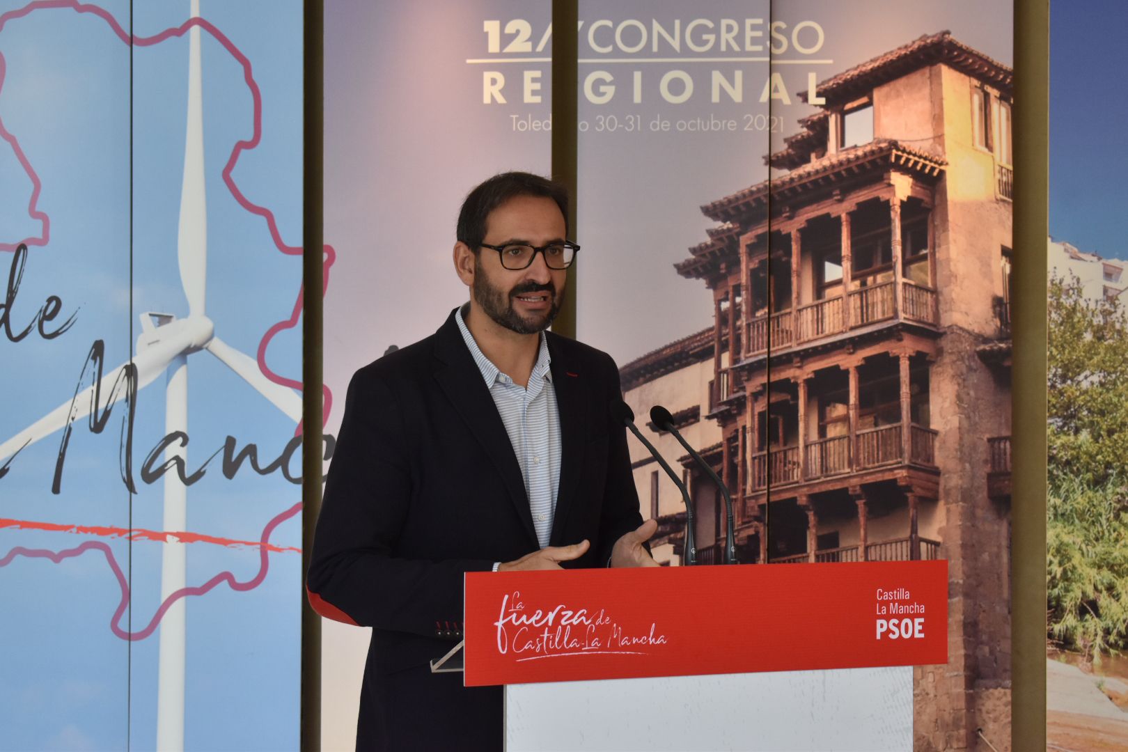 Gutiérrez reivindica al PSOE como “el partido de la honradez, la moderación, el progreso, el regionalismo y la fuerza de CLM”