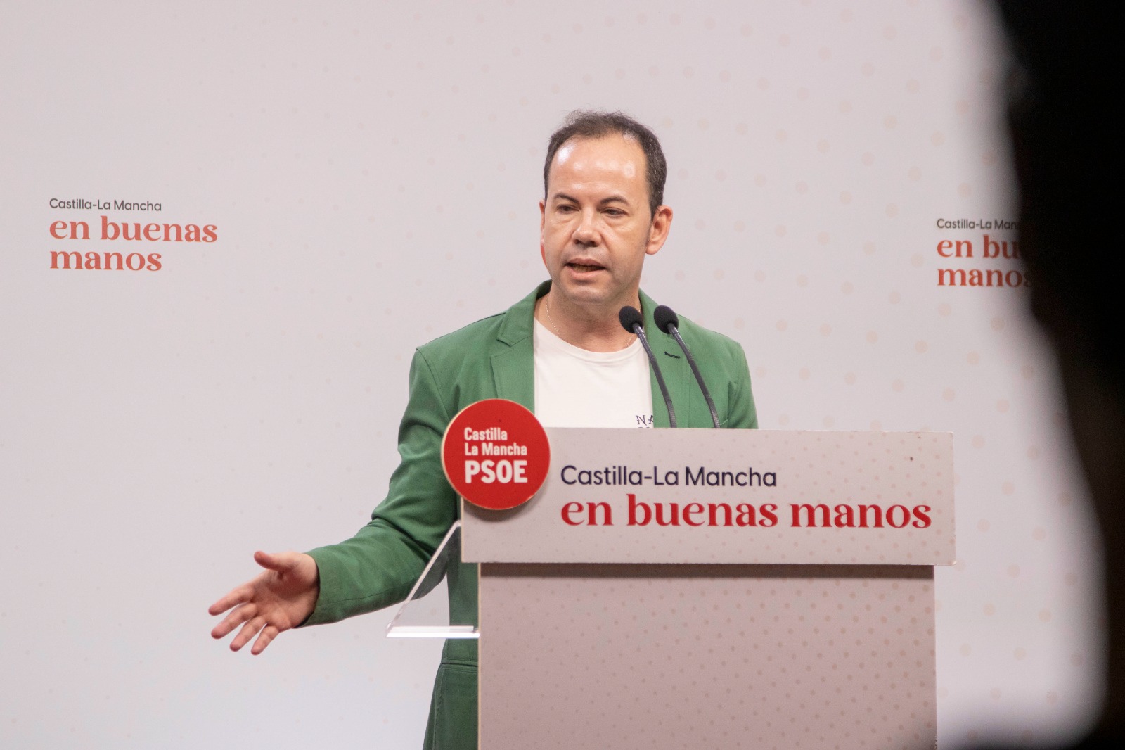 García-Navas reprocha a Núñez su “incoherencia y cobardía” para defender a CLM y por usar distinta “vara de medir” con los cargos del PP