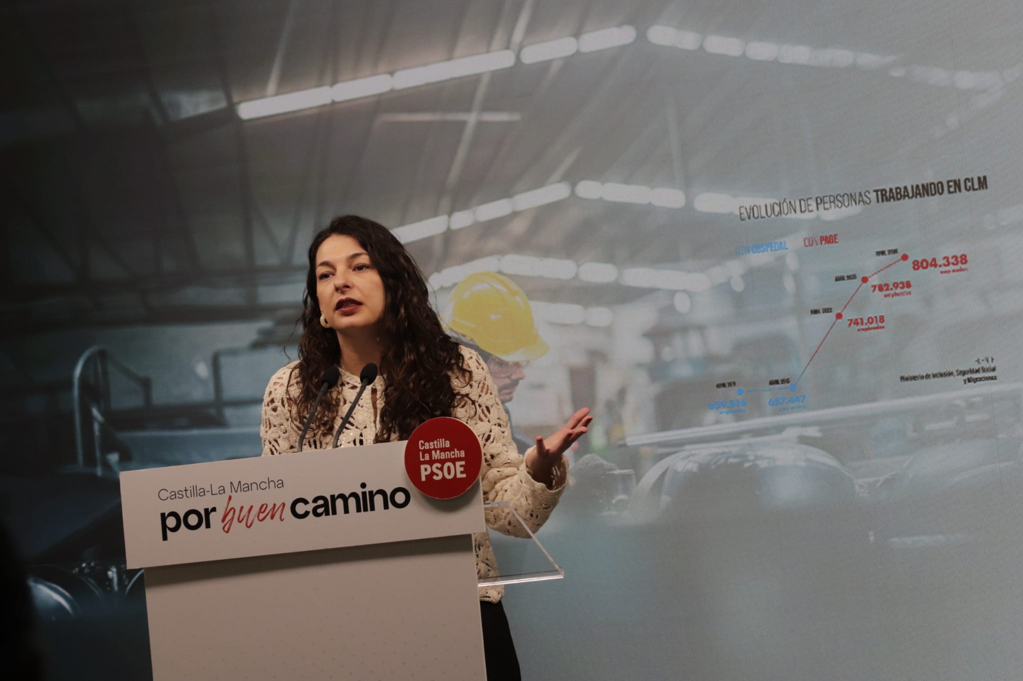 El PSOE celebra los datos de empleo de abril y destaca que no hay un solo indicador económico y social que no haya mejorado con Page