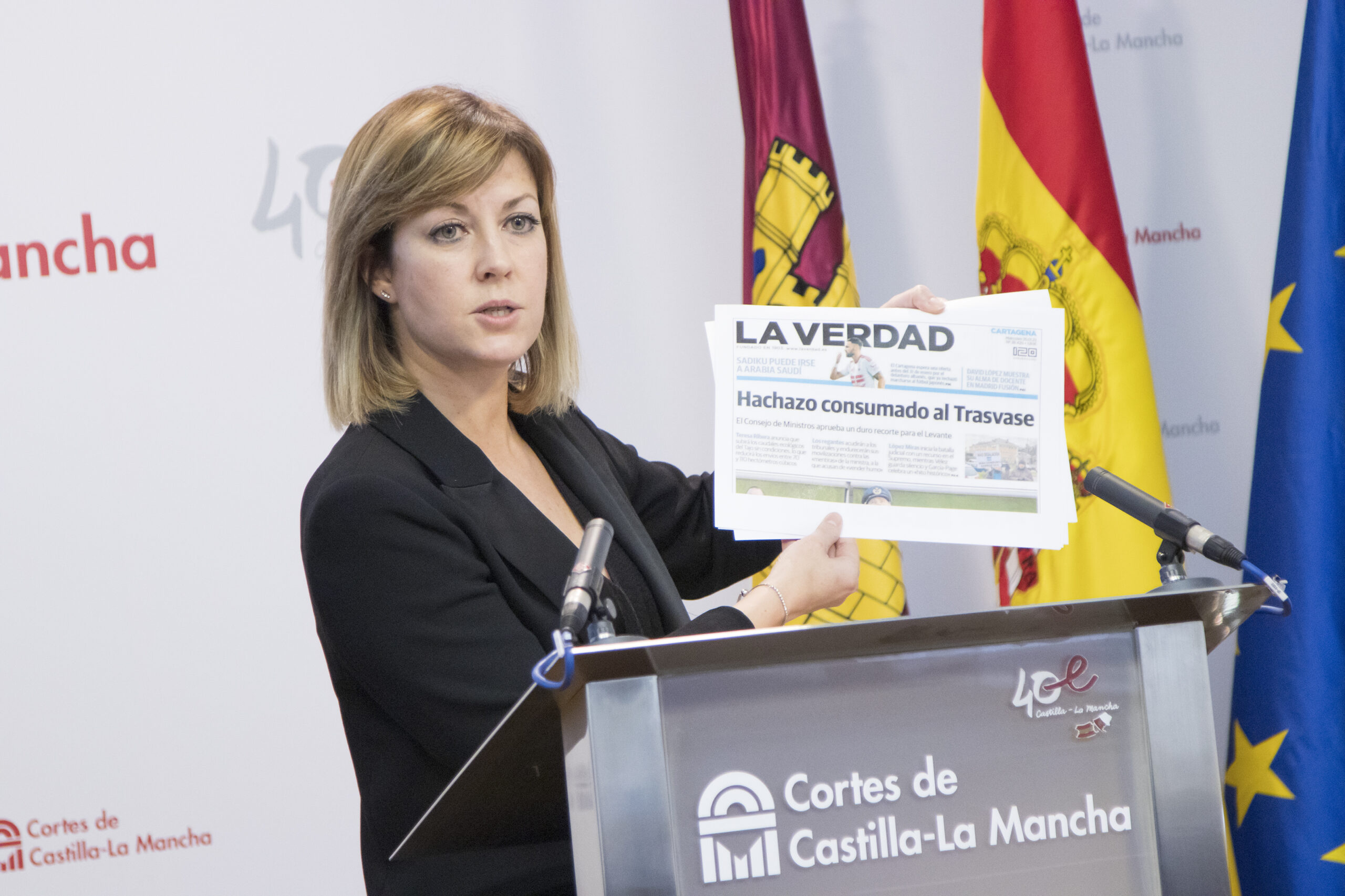 Abengózar: “Con Page se ha reducido a la mitad la tasa de paro en Castilla-La Mancha”