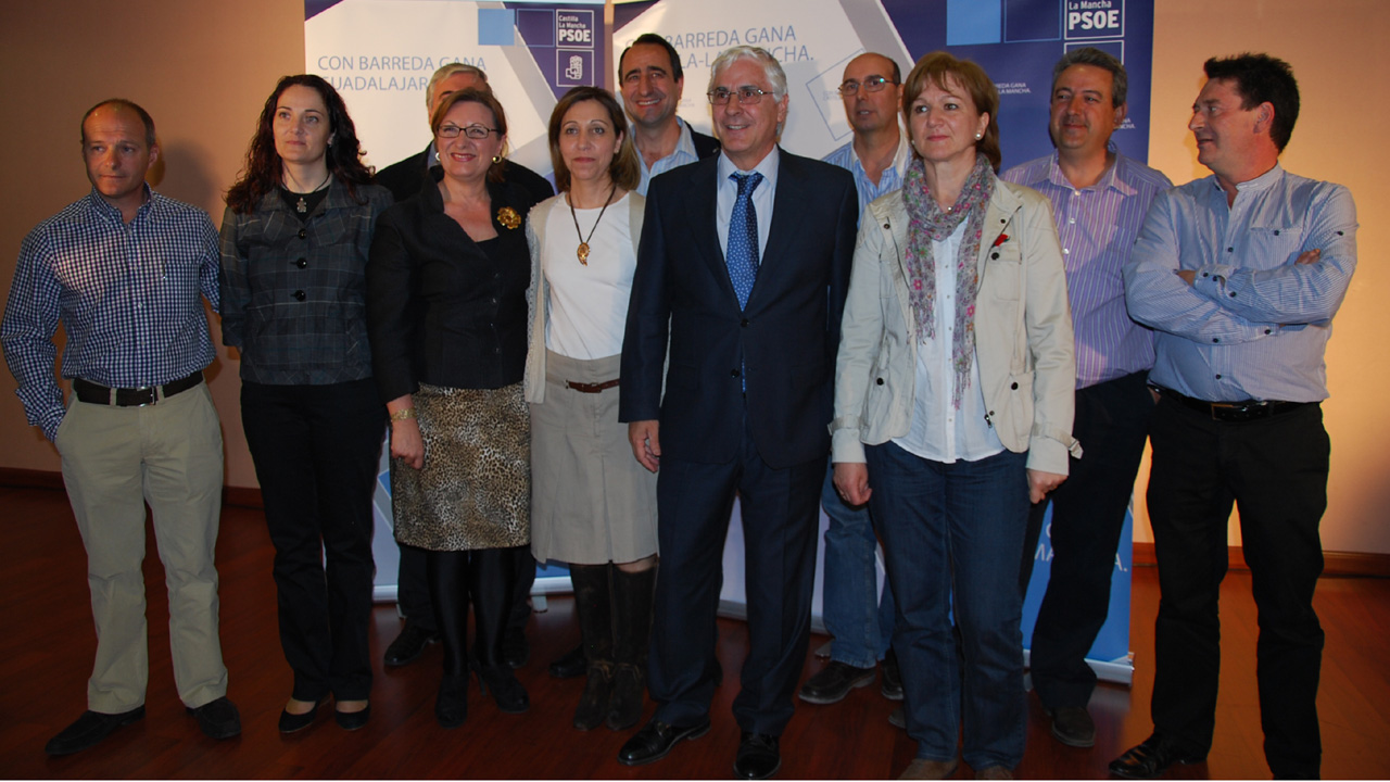 Barreda presenta en Yebra una candidatura de concentración que deja claro que por encima de ideologías está el rechazo común al ATC