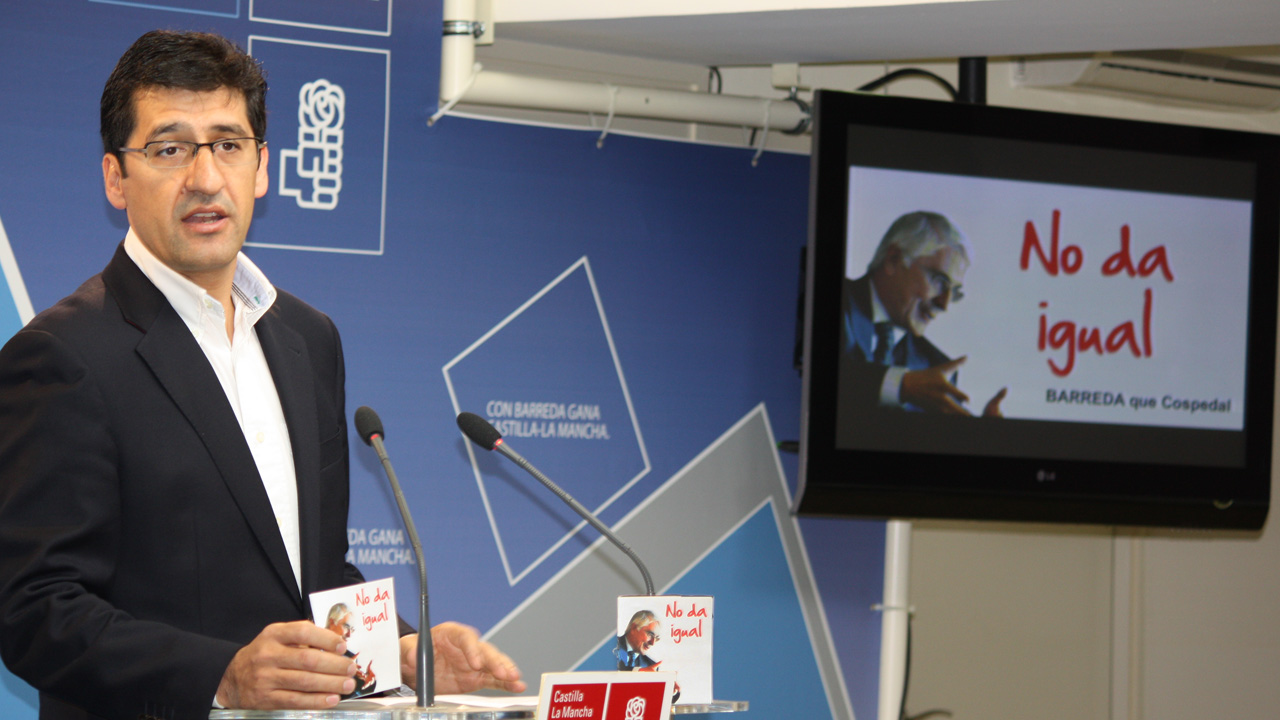 “Frente a las mentiras, nosotros ofrecemos hechos porque no da igual Barreda que de Cospedal”
