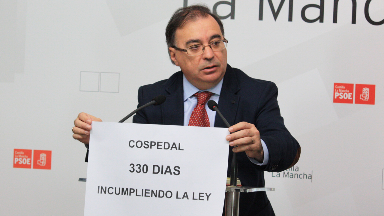 Mora:”Cospedal lleva 330 días incumpliendo la Ley al no publicar desde diciembre de 2012 las listas de espera de la Sanidad”