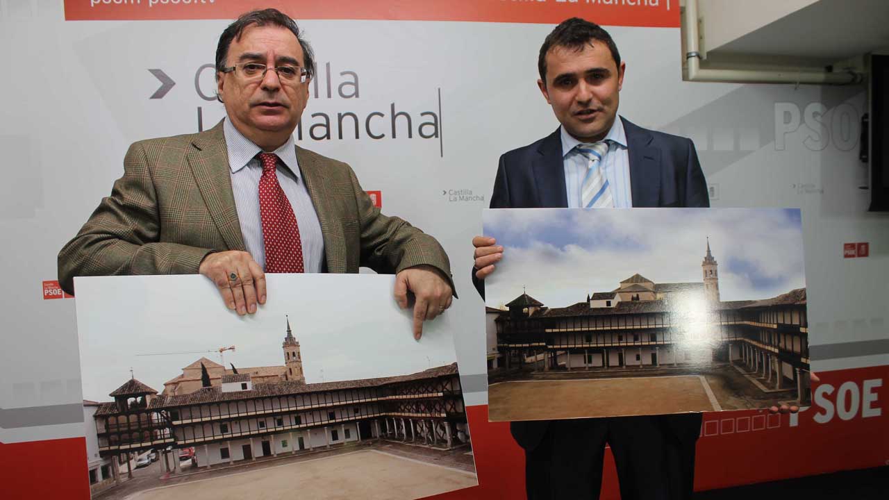 El PSOE lleva a las Cortes un S.O.S para que Cospedal evite que se derrumbe la plaza de Tembleque