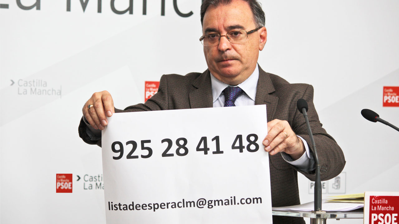 El PSOE de C-LM pone en marcha, a partir de hoy, el servicio de atención a los ciudadanos afectados por las listas de espera sanitarias