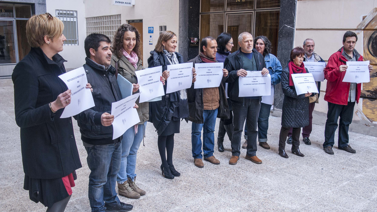 El PSOE suscribe junto con el resto de fuerzas políticas a excepción del PP su compromiso con el Convenio Sanitario